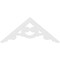 Ekena Millwork Pitch Robin Architectural Grade PVC Gable Pediment, 72"W x 30"H x 1"P (10/12) GPP072X030X100ROB - alternate 3